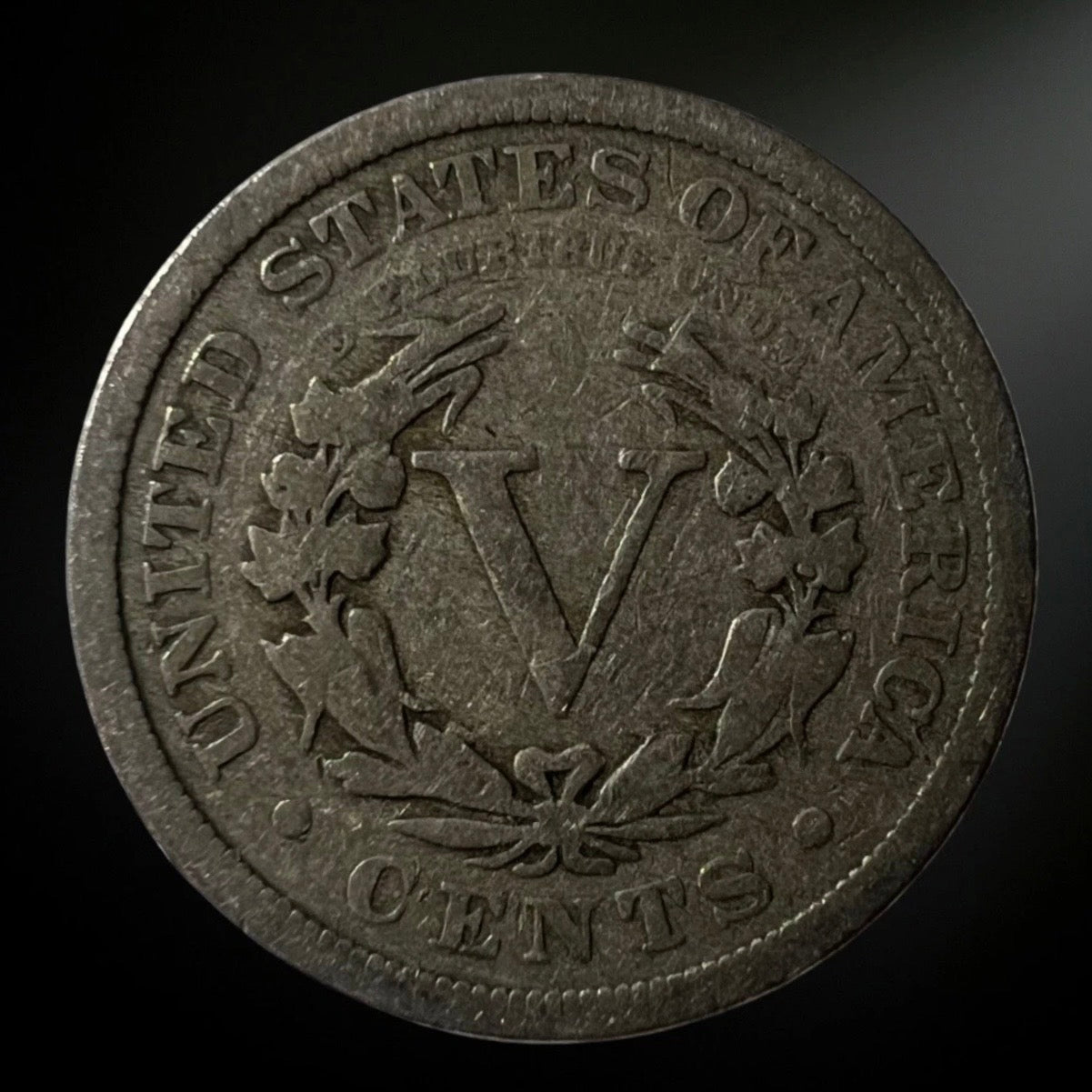 1912-P Liberty Head Nickel G/VG+ Reverse