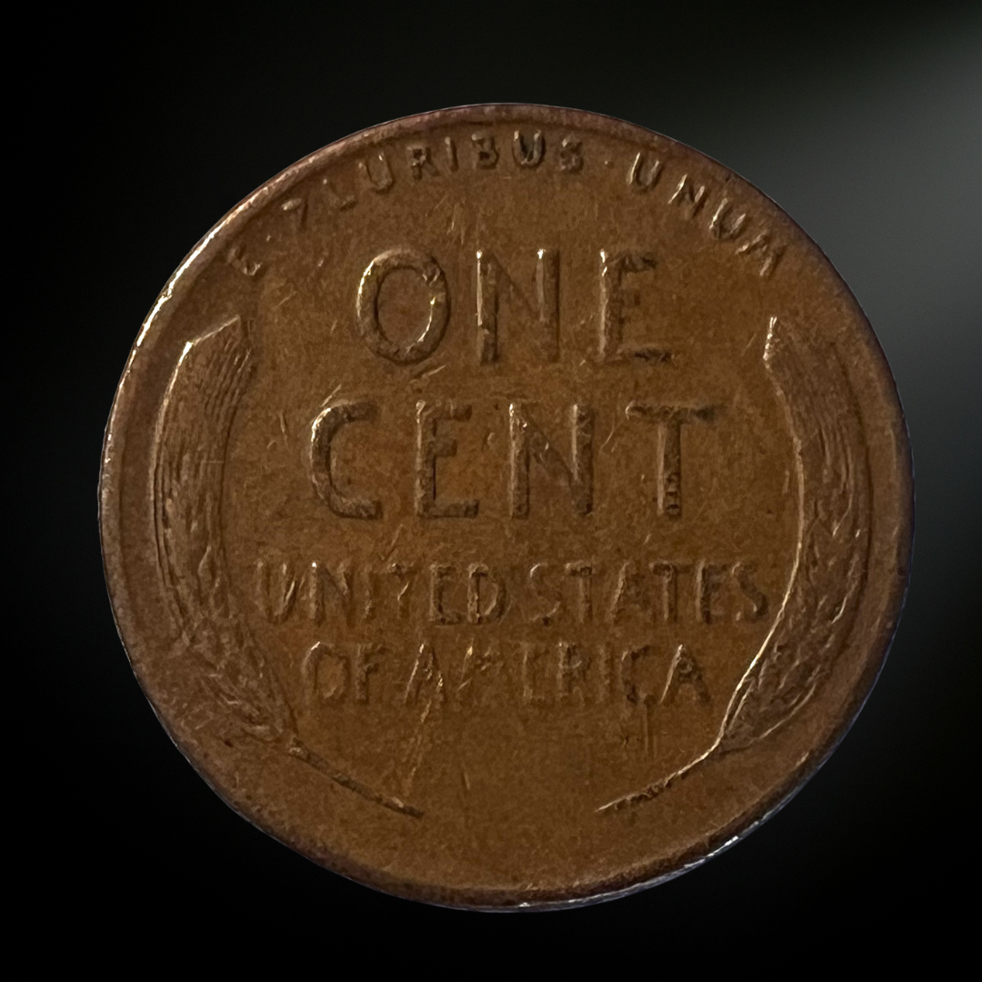 1946-S Lincoln Wheat Cent G/VG+ Reverse