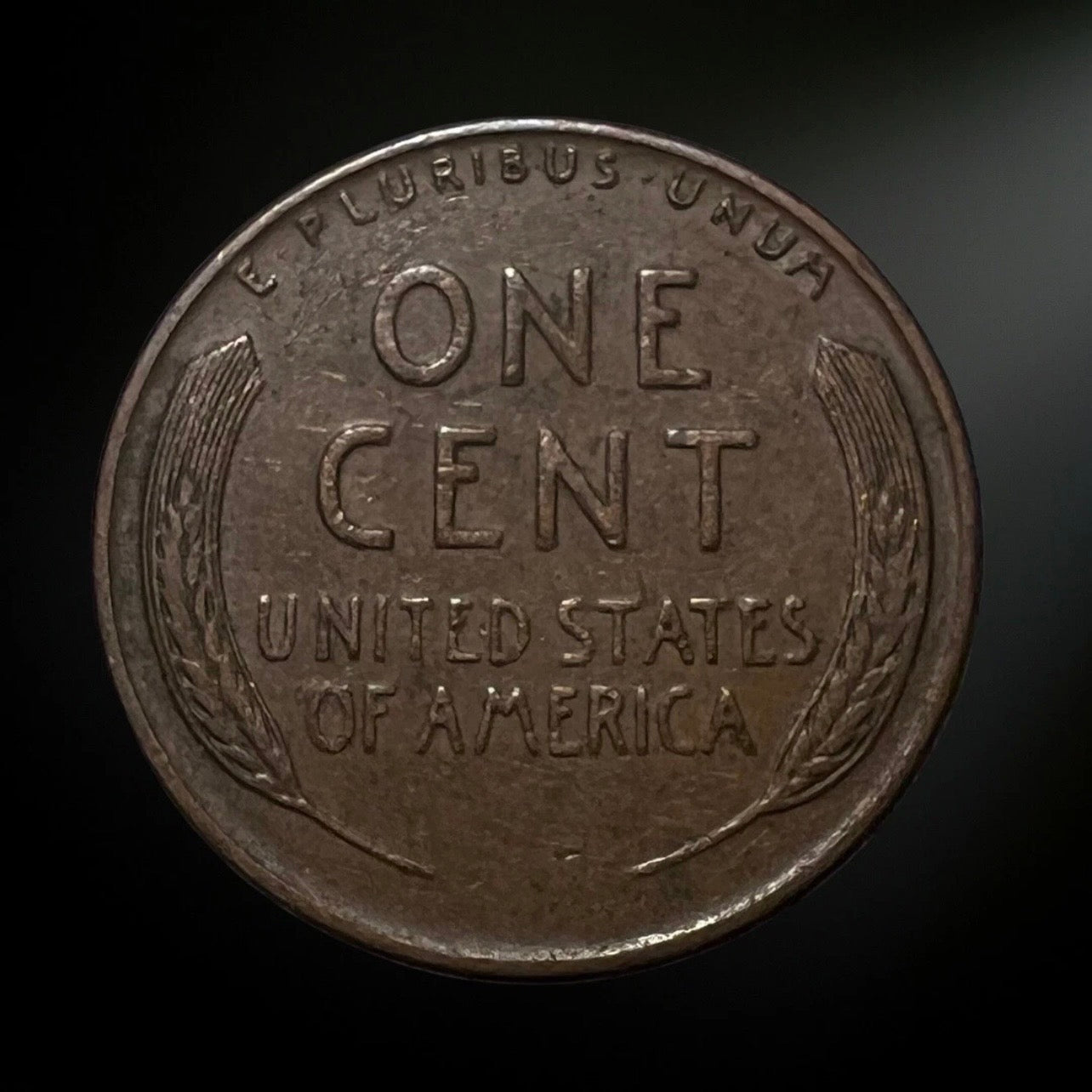 1955-D Lincoln Wheat Cent G/VG+ Reverse