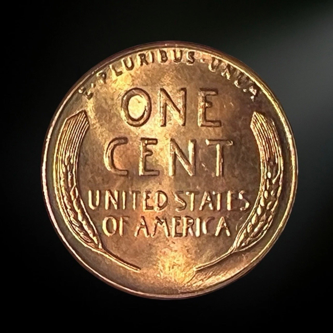 1958-P Lincoln Wheat Cent BU Reverse