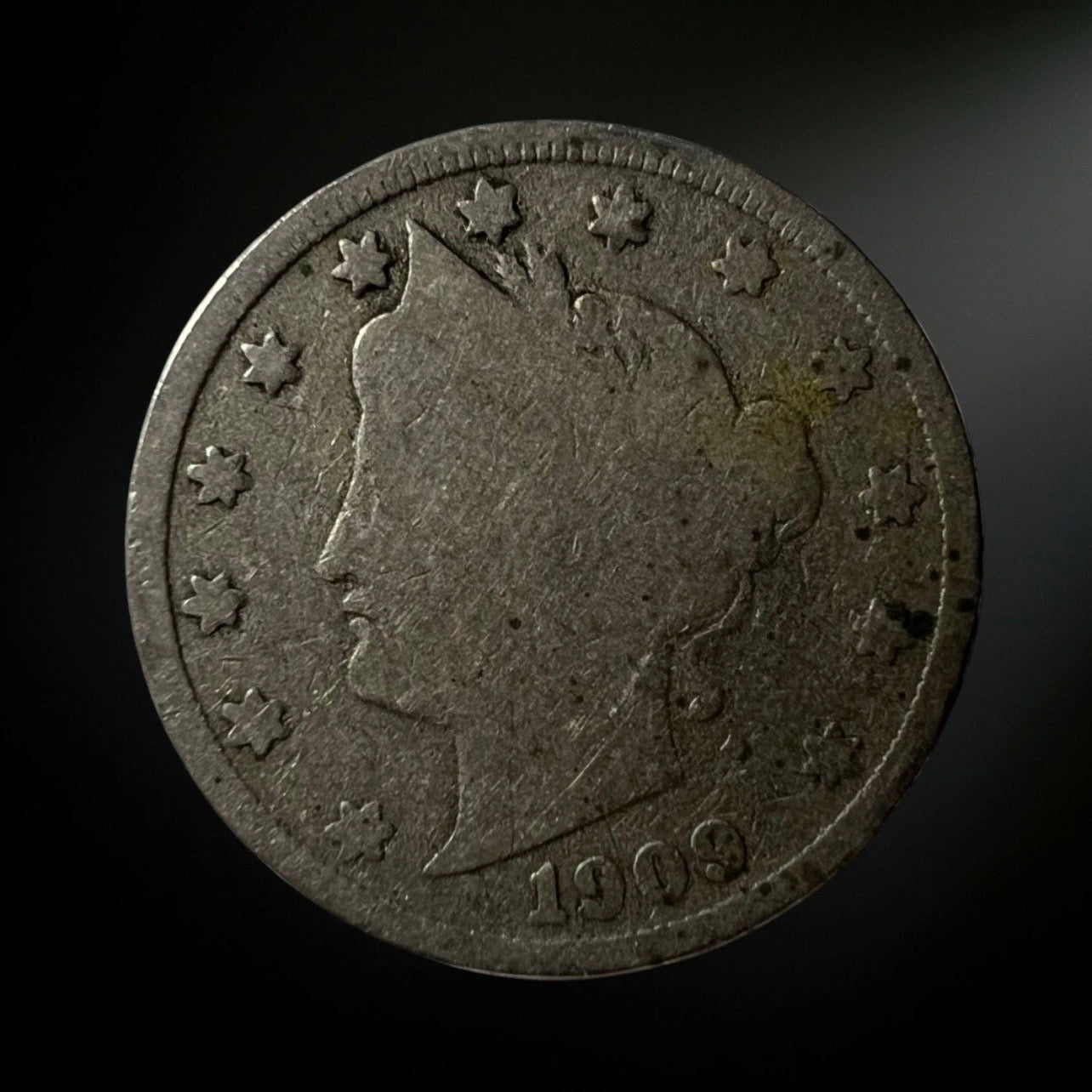 1909-P Liberty Head Nickel G/VG+ Obverse 