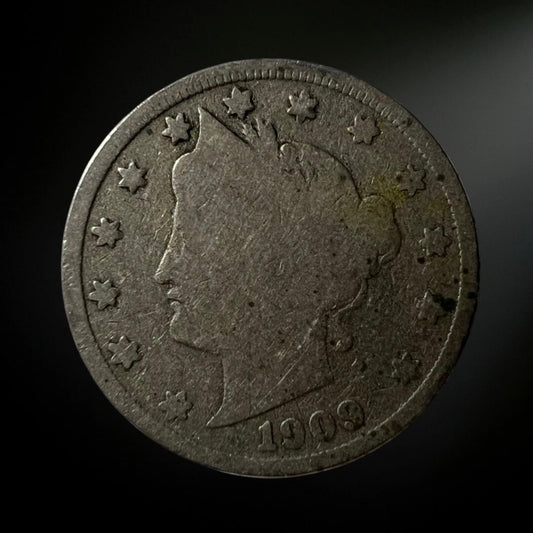 1909-P Liberty Head Nickel G/VG+ Obverse 