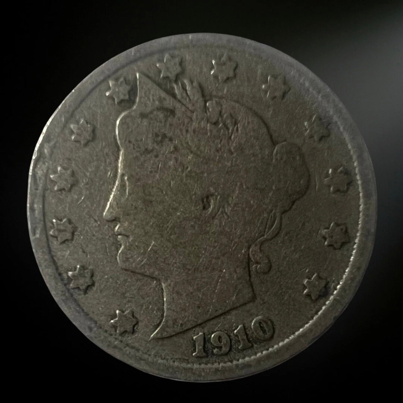 1910-P Liberty Head Nickel G/VG+ Obverse 