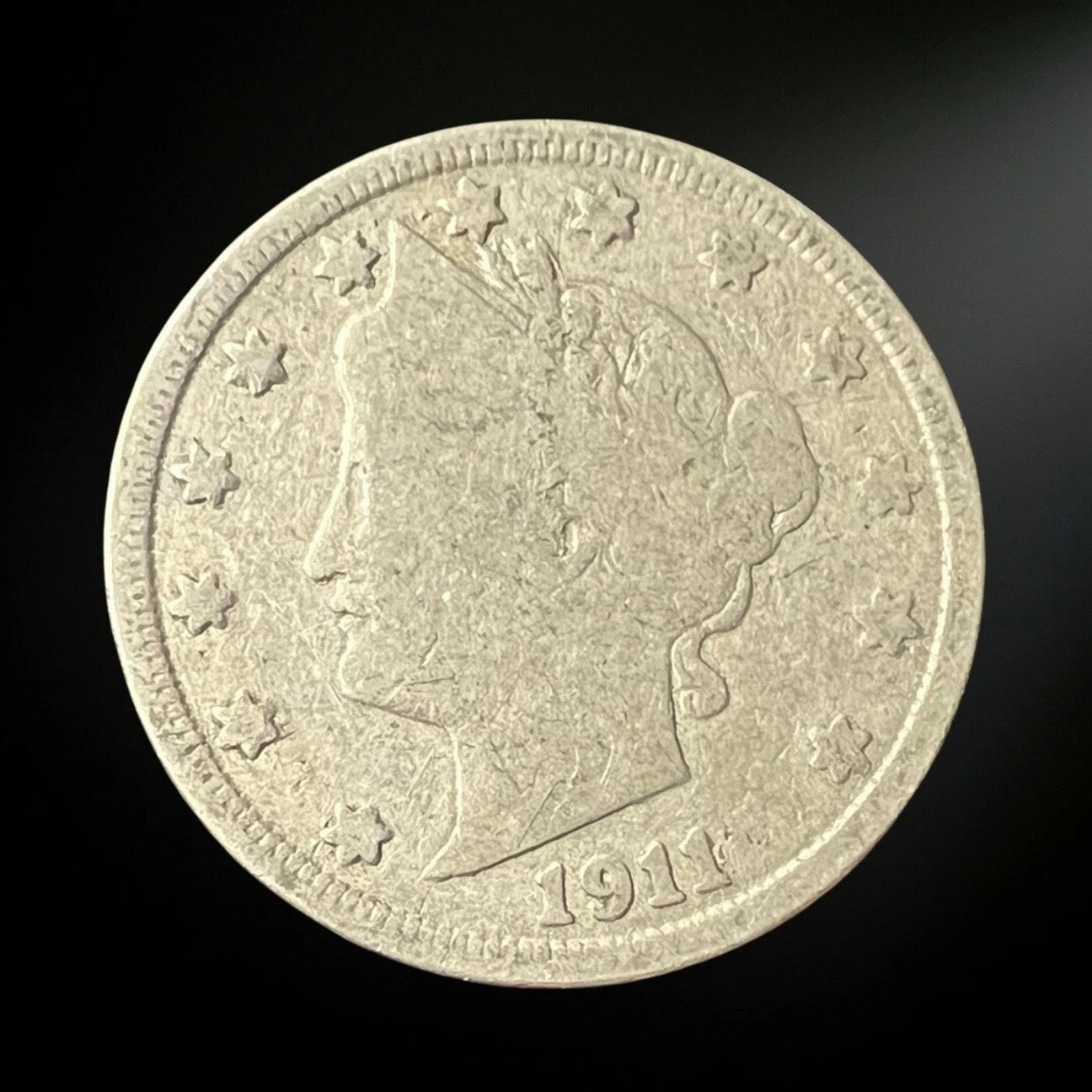 1911-P Liberty Head Nickel G/VG+ Obverse 