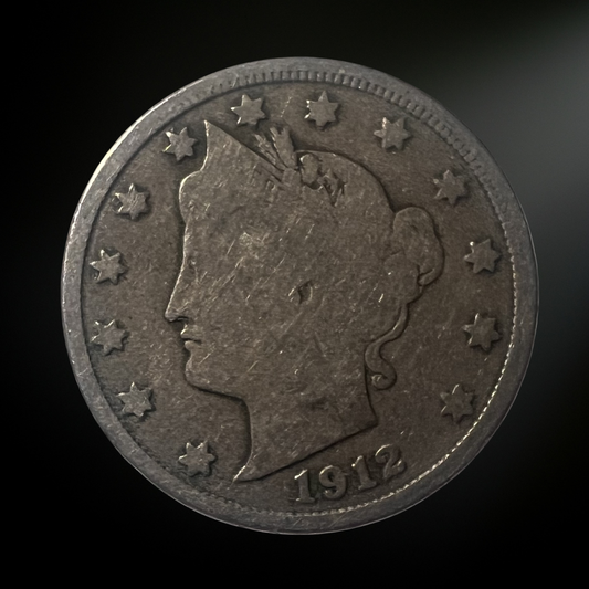 1912-D Liberty Head Nickel G/VG+ Obverse 