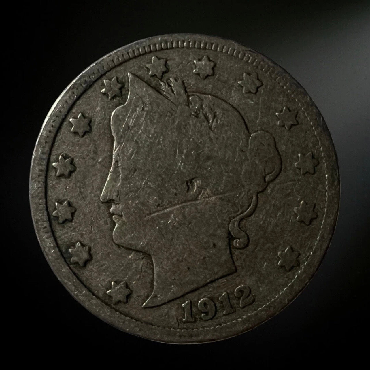 1912-P Liberty Head Nickel G/VG+ Obverse 
