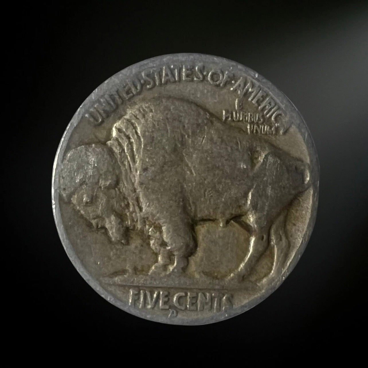 1936-D Buffalo Nickel G/VG+ Reverse 