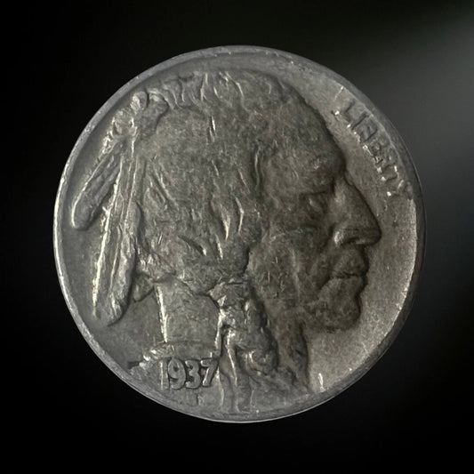 1937-P Buffalo Nickel G/VG+ Obverse 