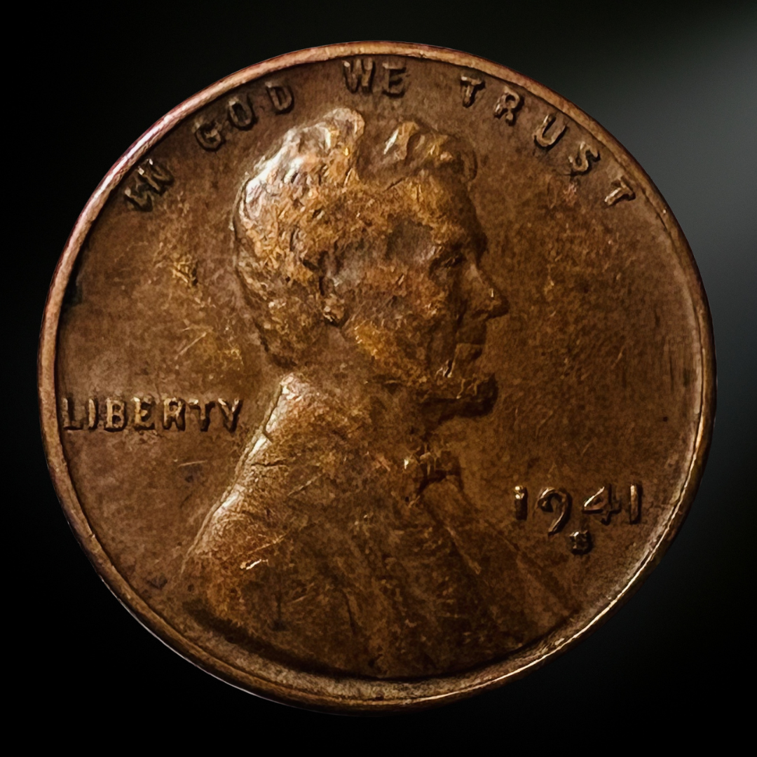 1941-S Lincoln Wheat Cent G/VG+ Obverse 