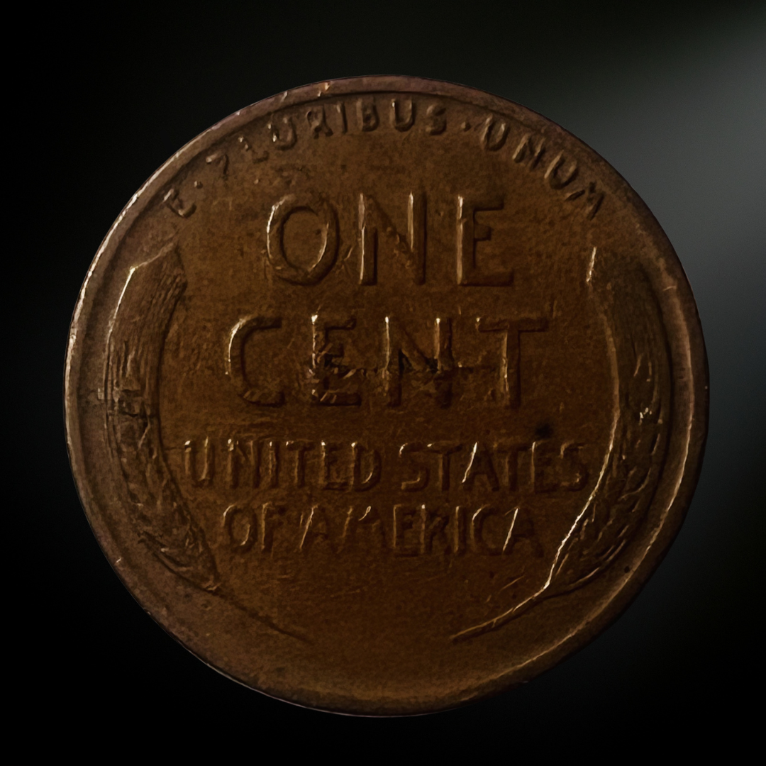 1944-S Lincoln Wheat Cent G/VG+ Reverse 