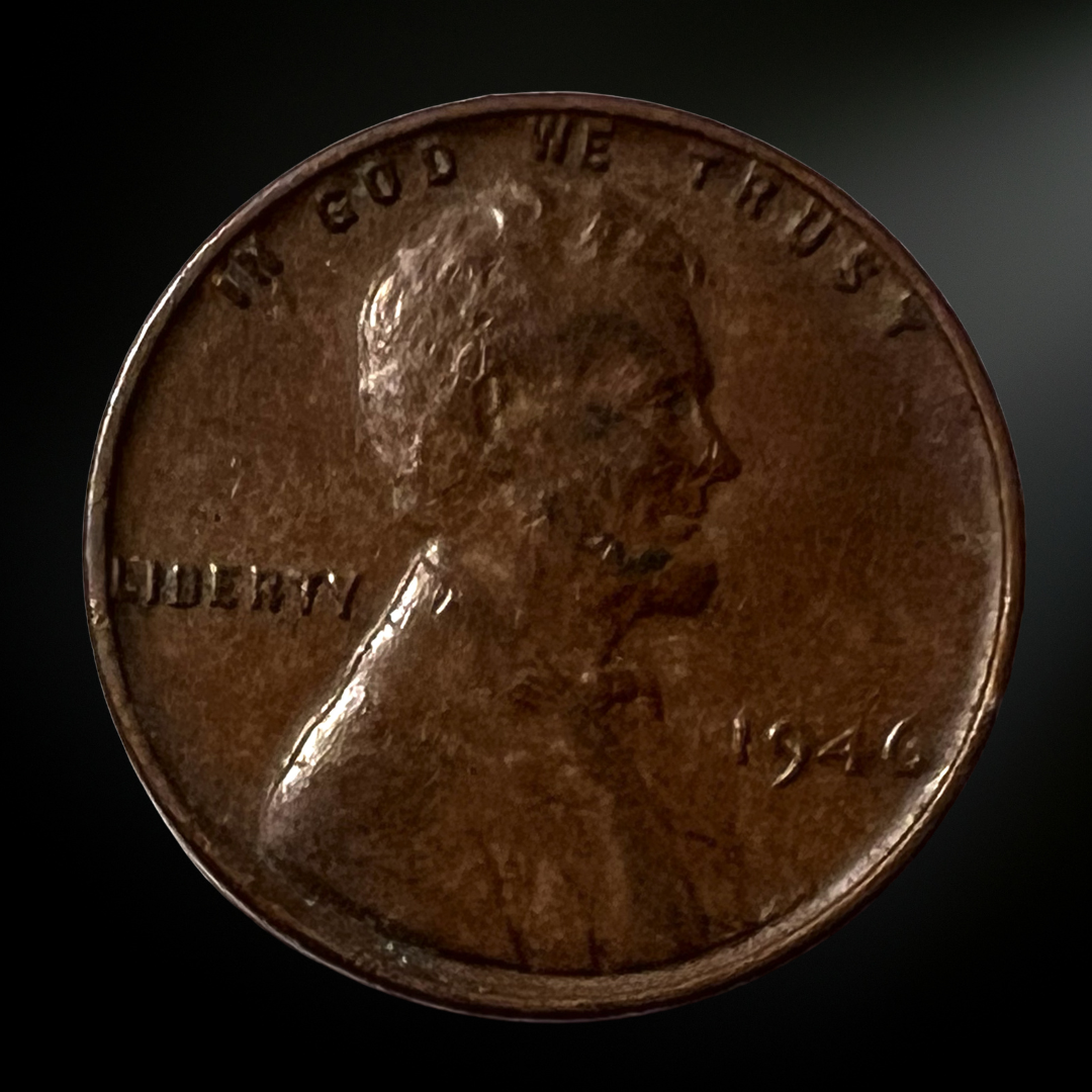 1946-P Lincoln Wheat Cent G/VG+ Obverse 