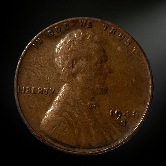 1946-S Lincoln Wheat Cent G/VG+ Obverse 
