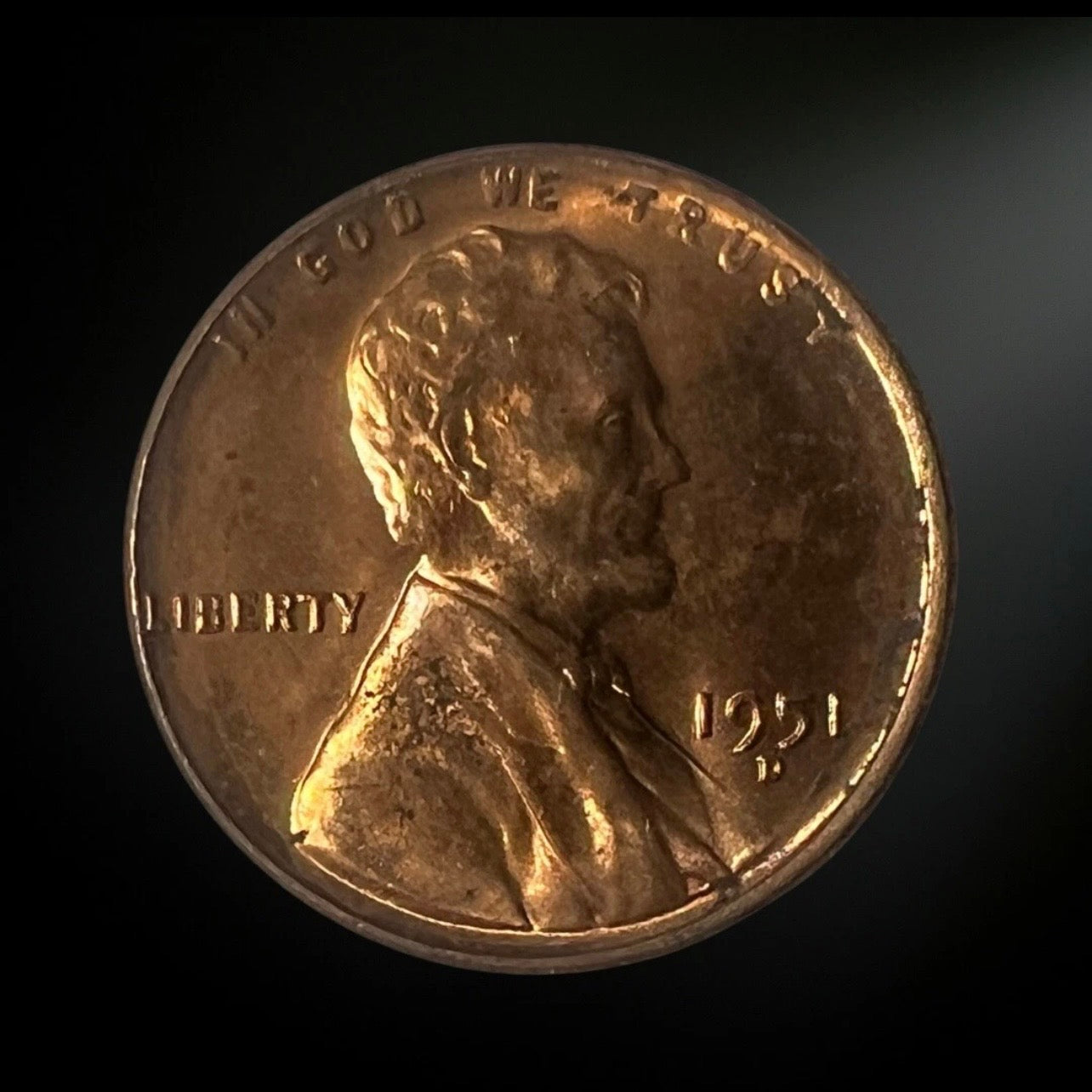 1951-D Lincoln Wheat Cent BU Obverse 