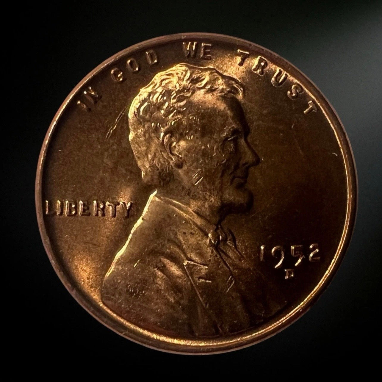 1952-D Lincoln Wheat Cent BU Obverse