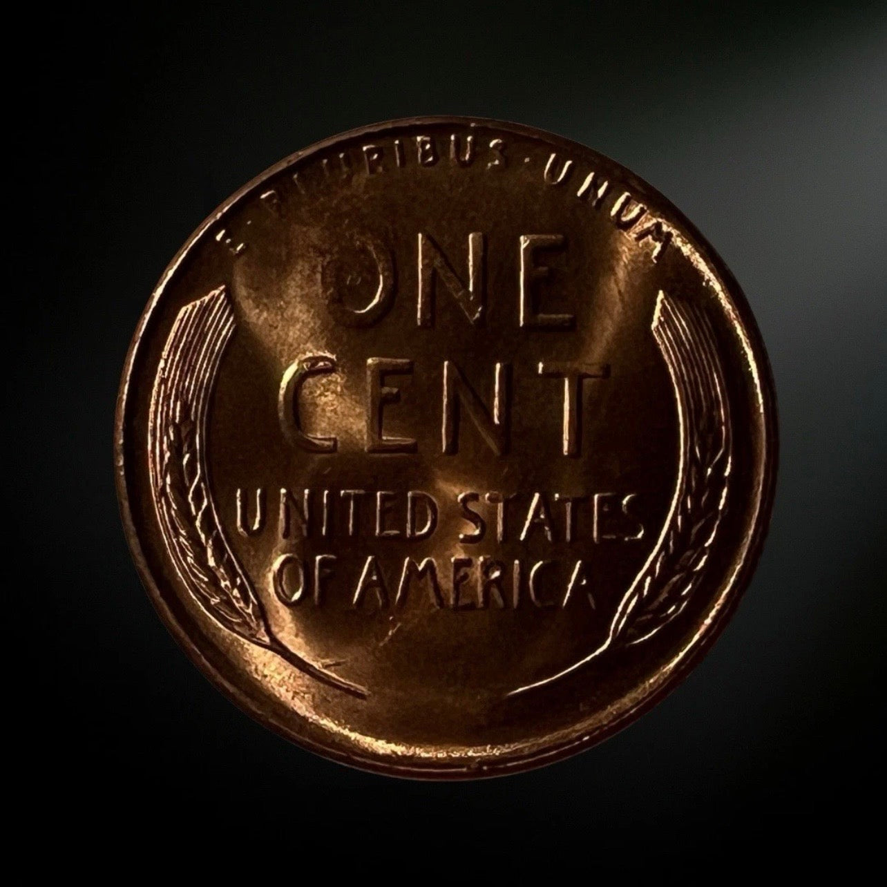 1952-S Lincoln Wheat Cent BU Reverse 