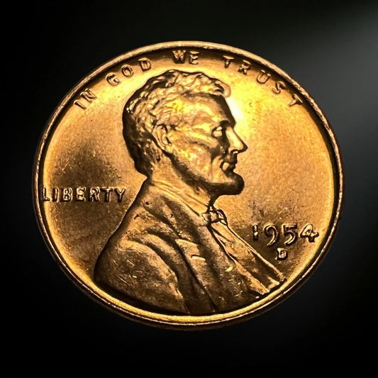 1954-D Lincoln Wheat Cent BU Obverse 
