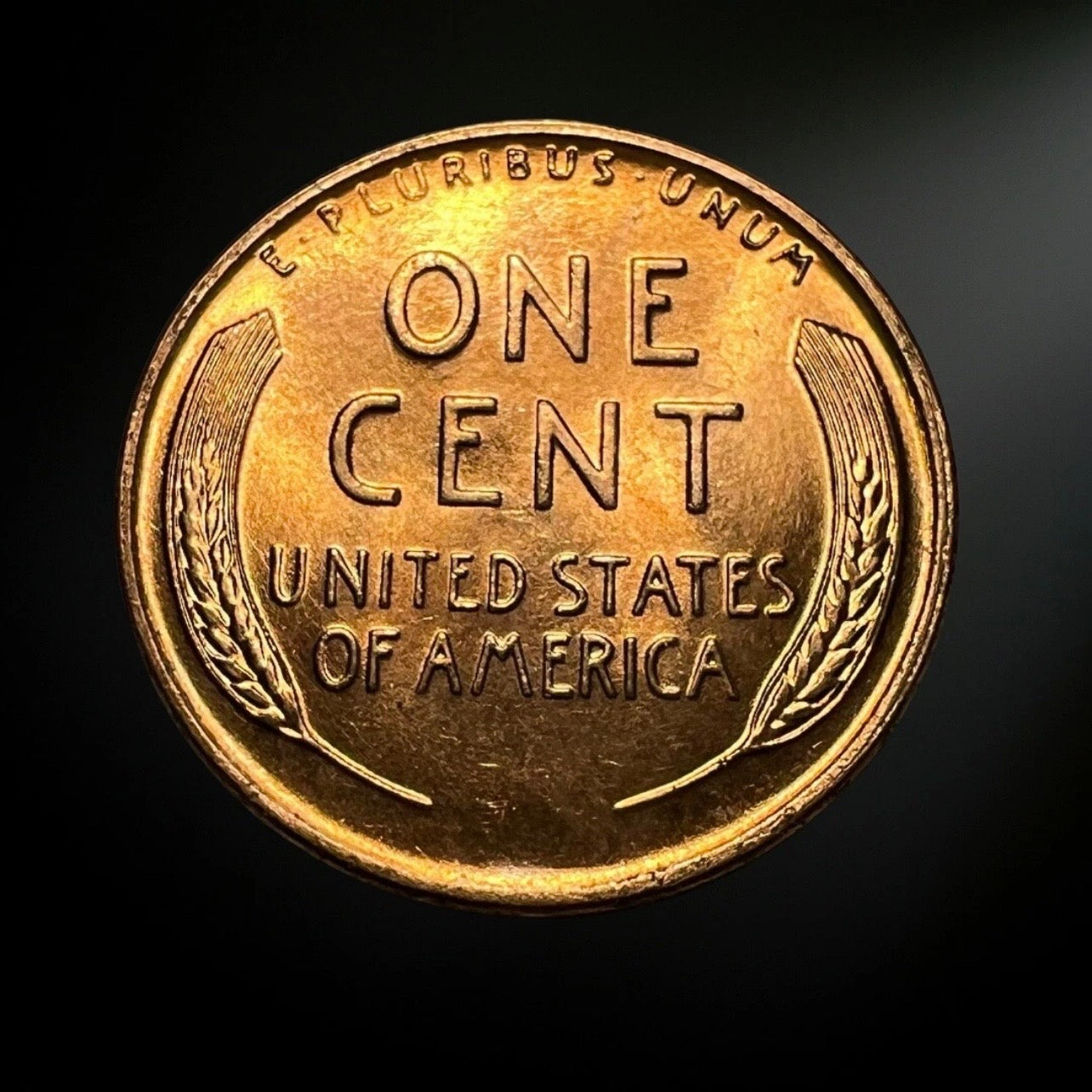 1954-D Lincoln Wheat Cent BU Reverse 
