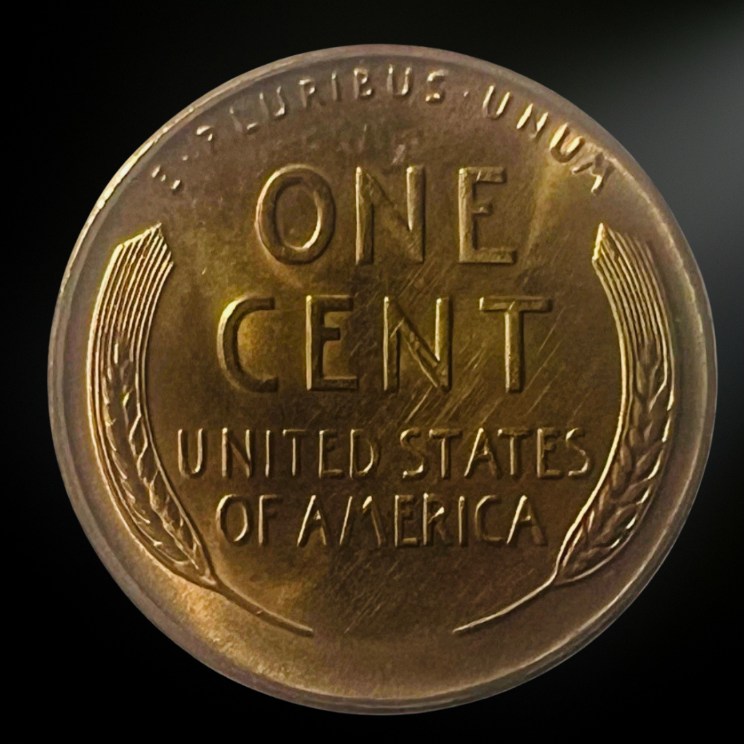 1954-S Lincoln Wheat Cent BU Reverse 