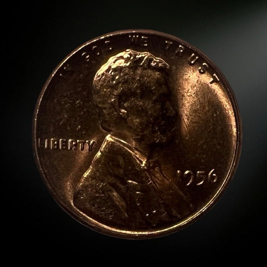 1956-P Lincoln Wheat Cent BU Obverse 