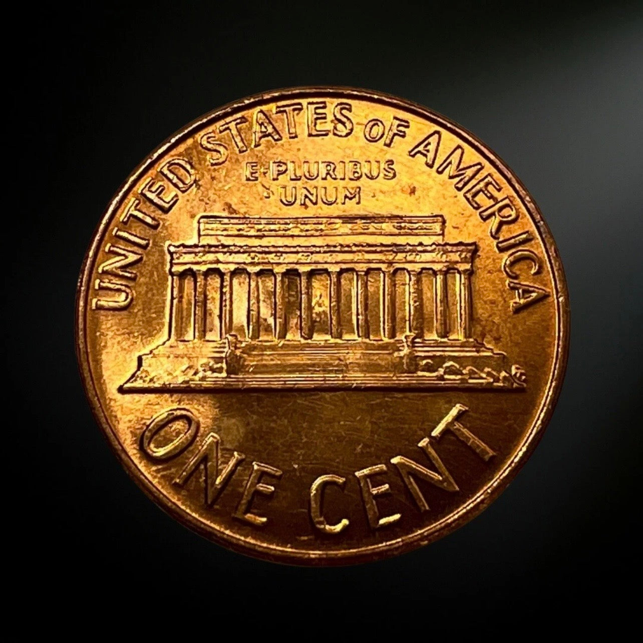 1962-P Lincoln Memorial Cent BU Red Reverse 