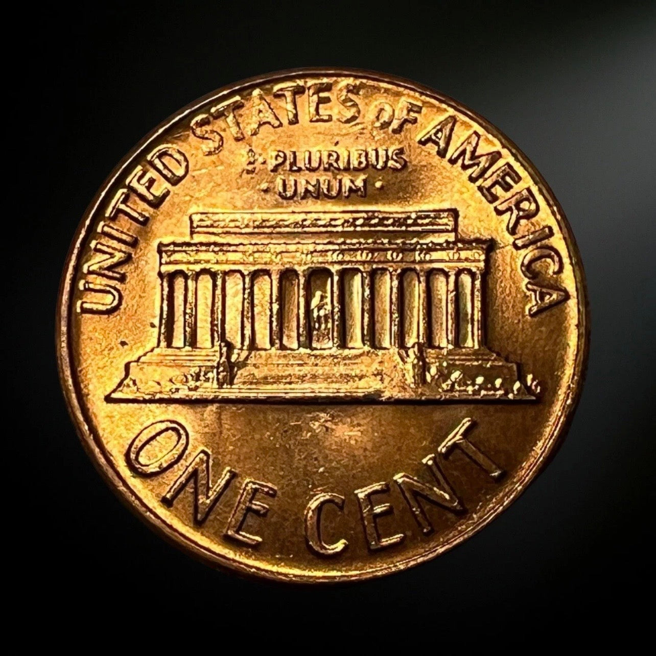 1970-D Lincoln Memorial Cent BU Reverse 