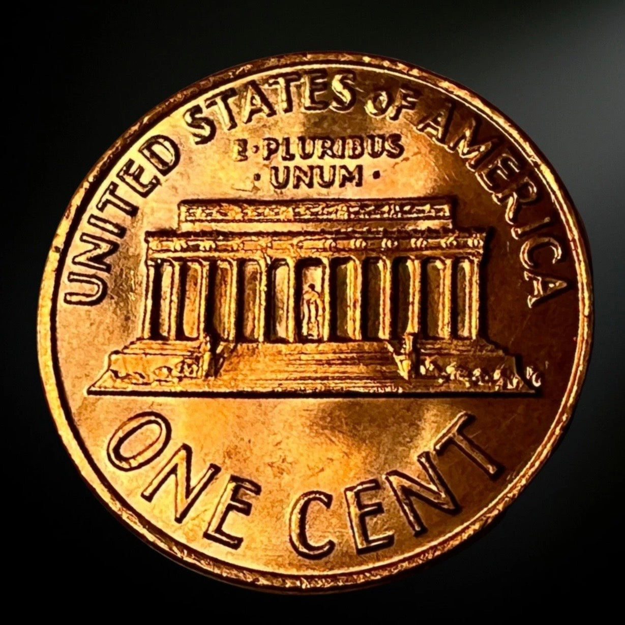 1971-P Lincoln Memorial Cent BU Red Reverse 