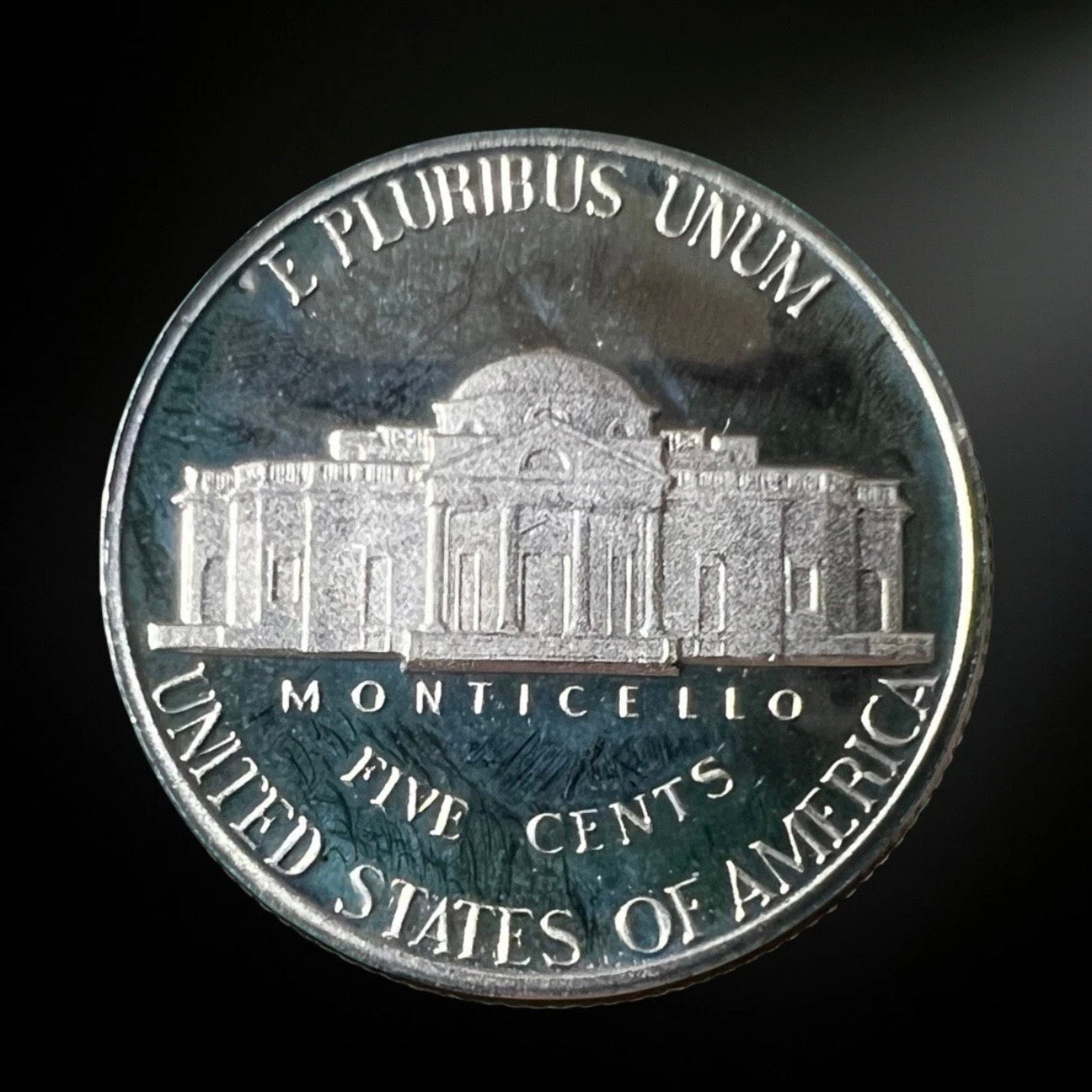1979-S Proof Jefferson Nickel Reverse