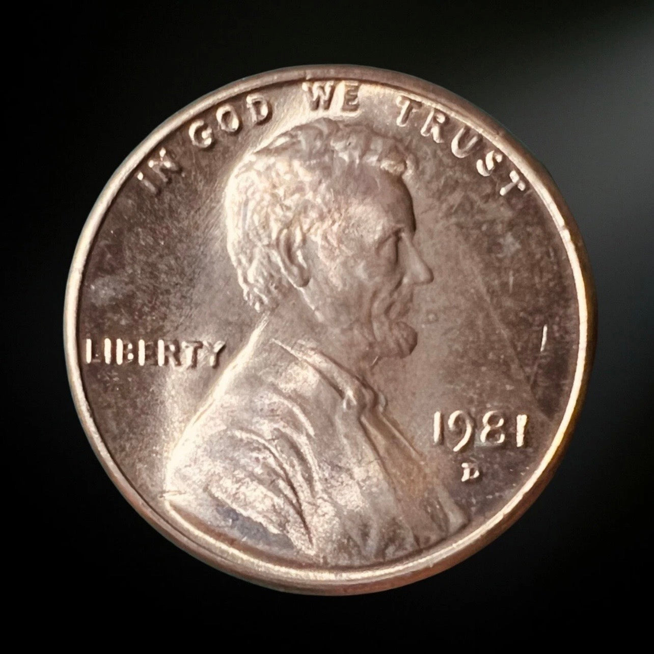 1981-D Lincoln Memorial Cent BU Obverse 