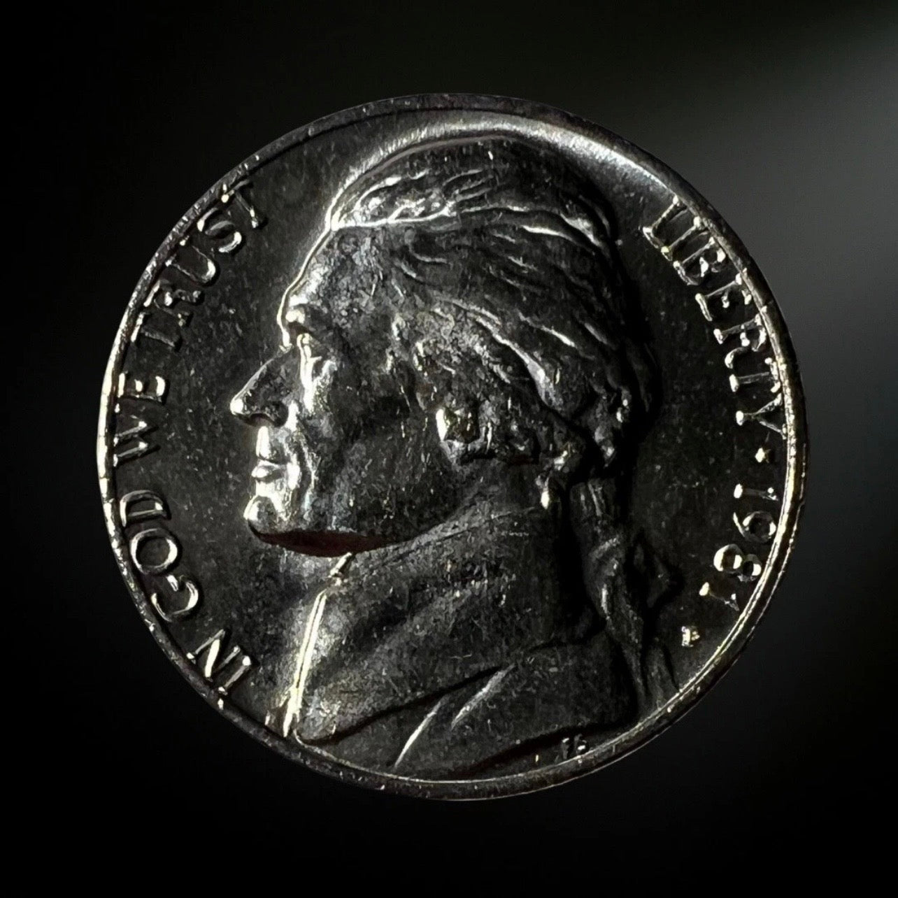1981-P Jefferson Nickel BU Obverse 