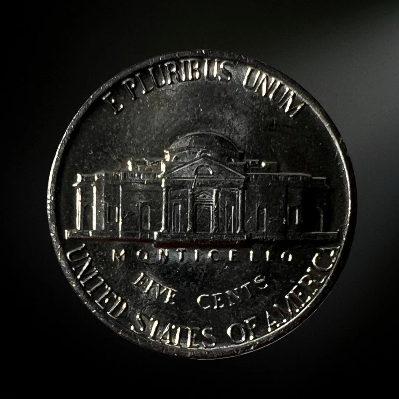 1981-P Jefferson Nickel BU Reverse 