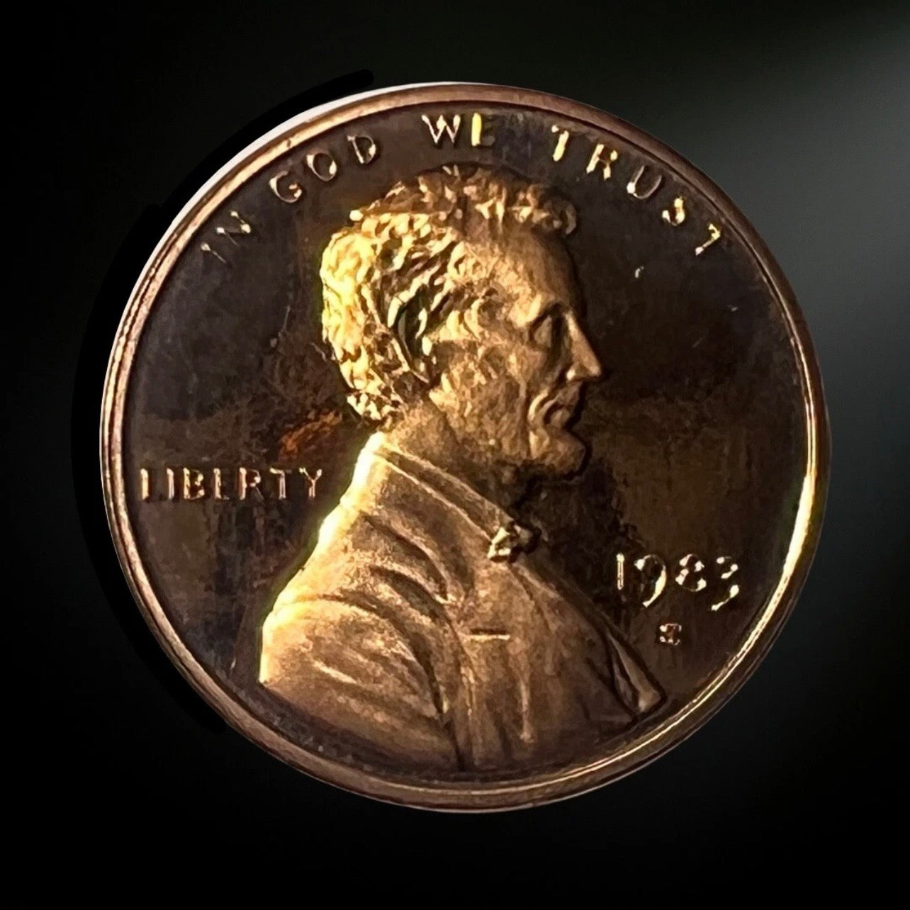 1983-S Proof Lincoln Memorial Cent Obverse 