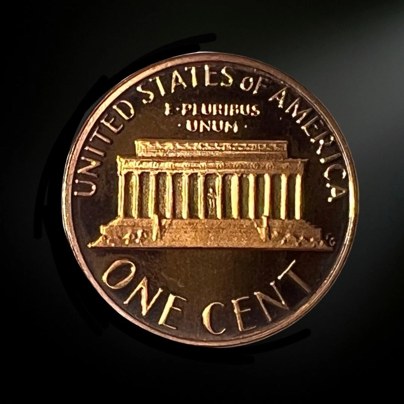 1983-S Proof Lincoln Memorial Cent Reverse 