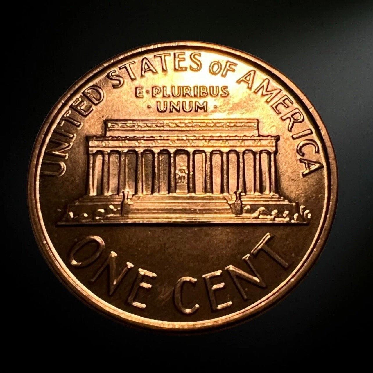 1987-P Lincoln Memorial Cent BU Reverse 