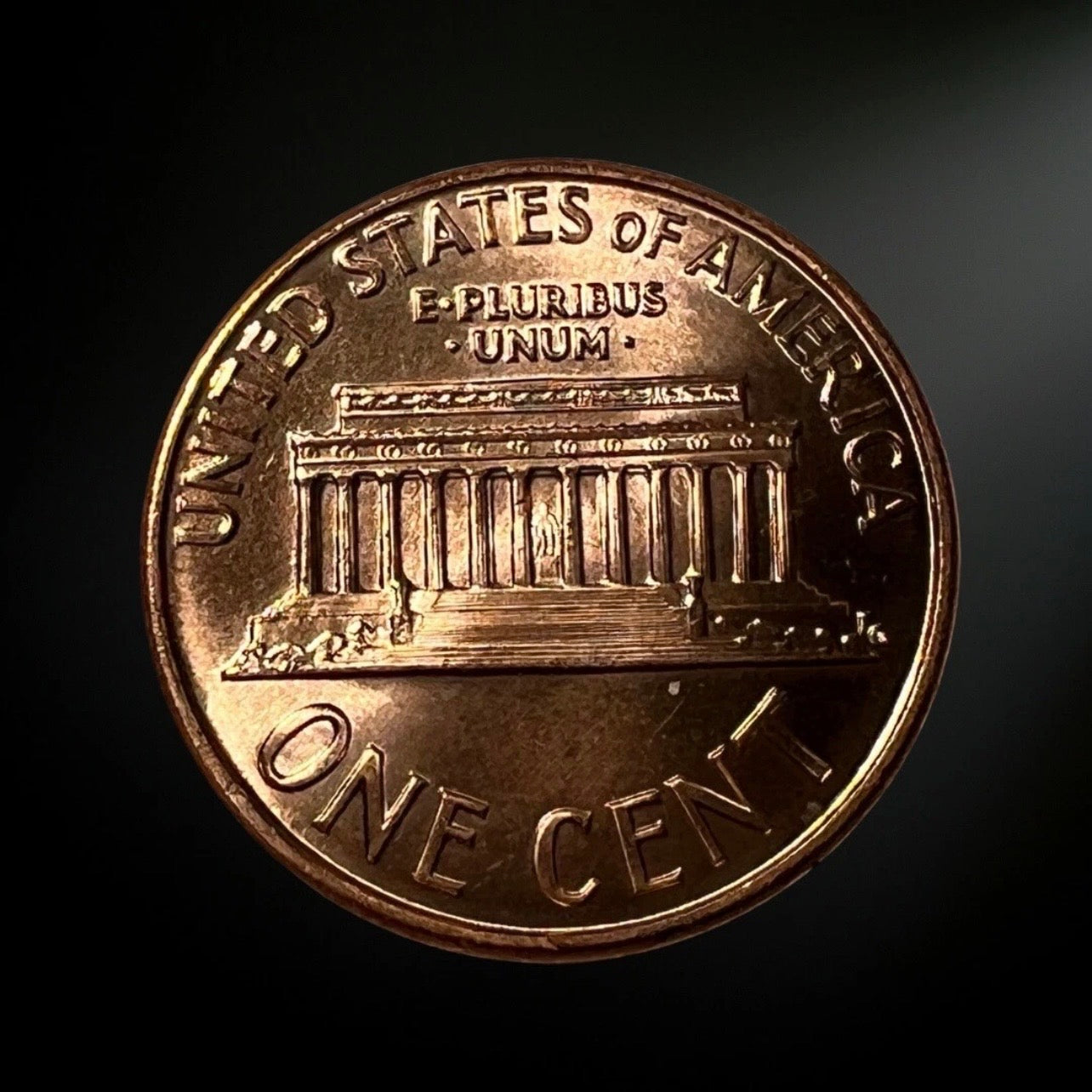 1989-D Lincoln Memorial Cent BU Reverse 