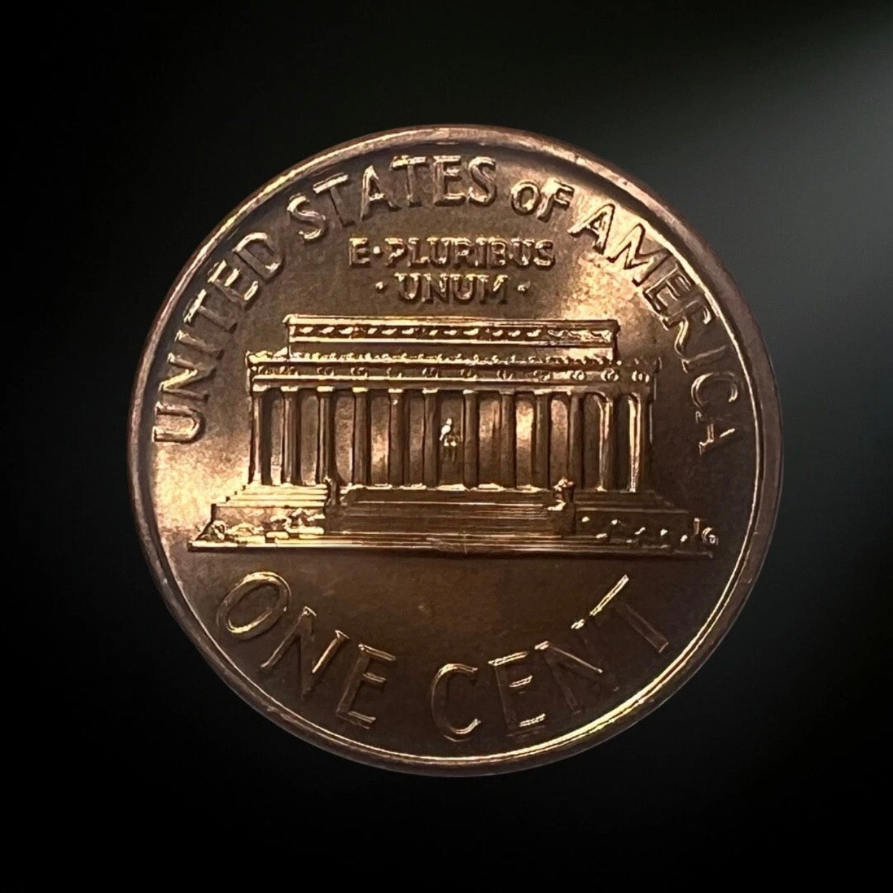 1990-D Lincoln Memorial Cent BU Reverse 