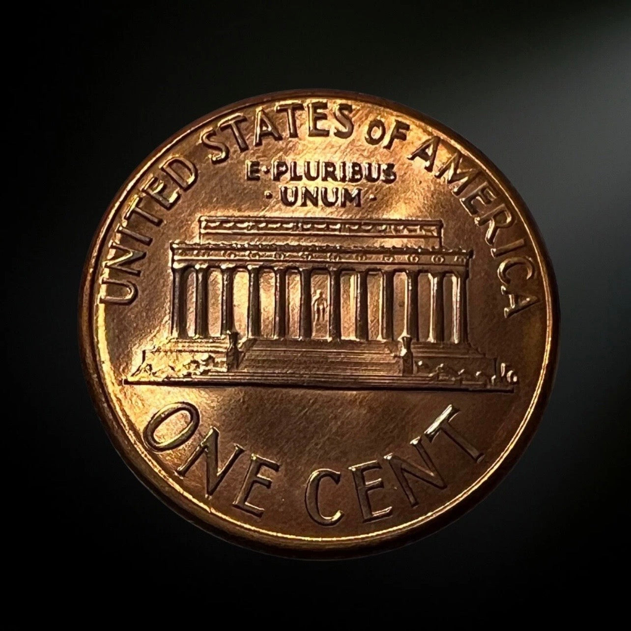 1990-P Lincoln Memorial Cent BU  Reverse 