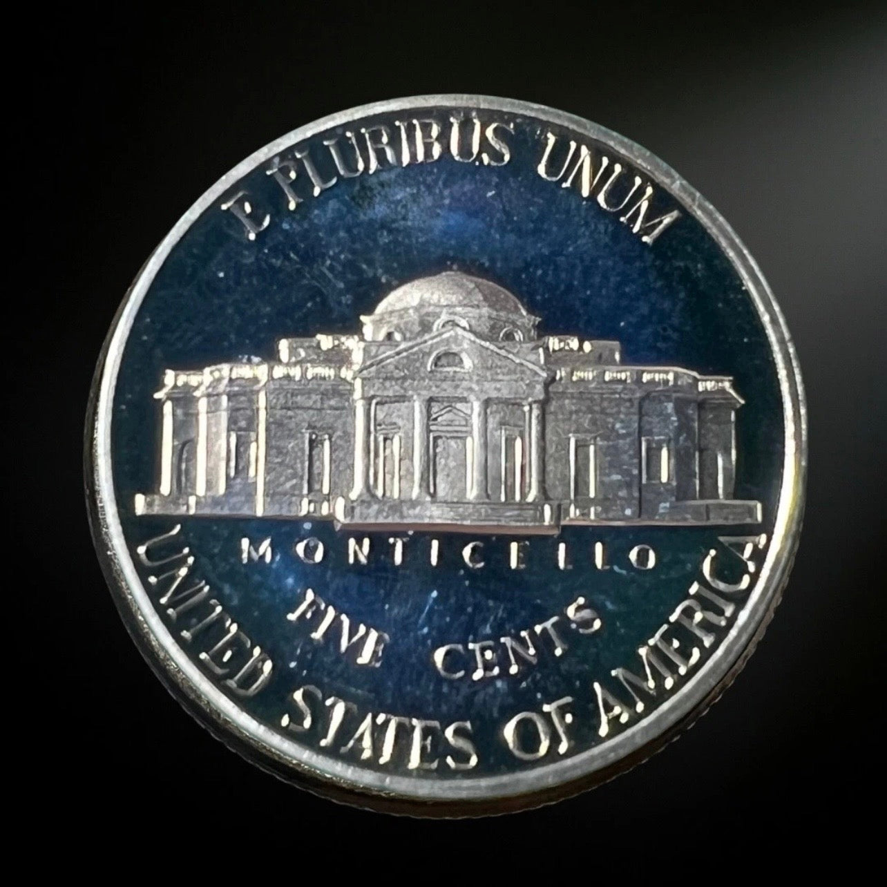 1993-S Proof Jefferson Nickel Reverse 