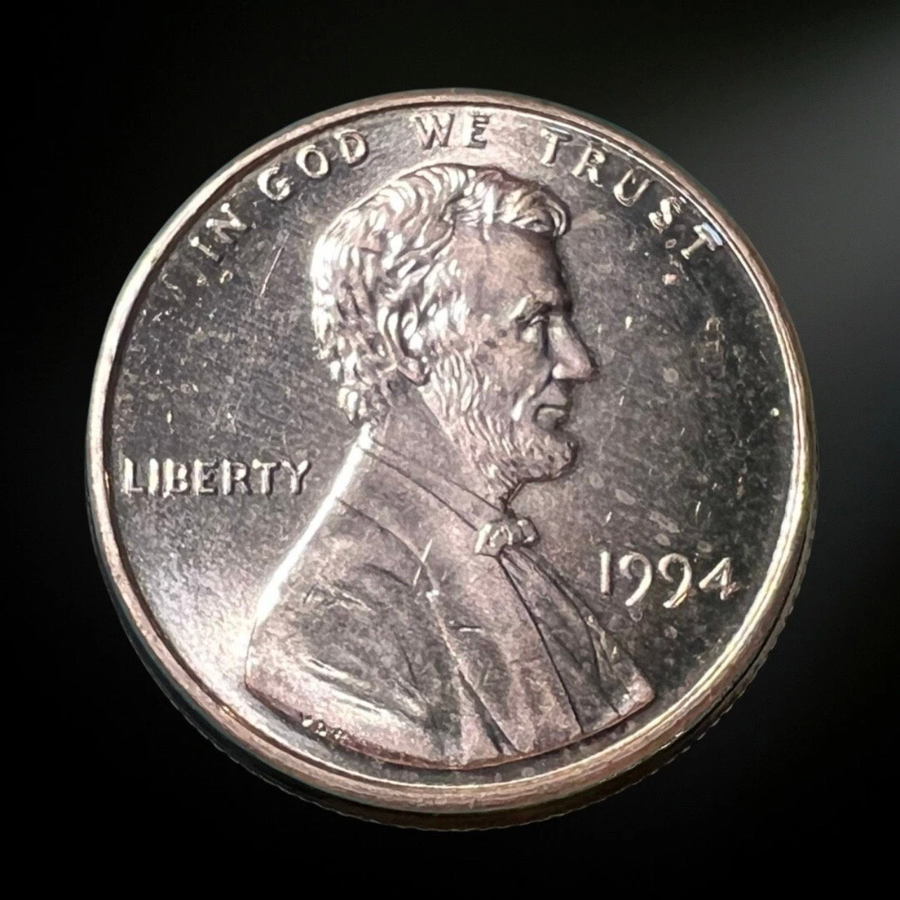 1994-P Lincoln Memorial Cent BU Red Obverse 