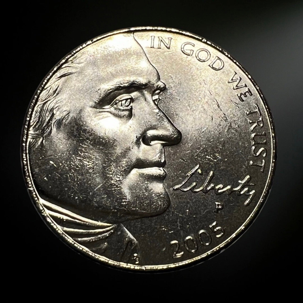 2005-P Jefferson Bison Nickel BU Obverse 
