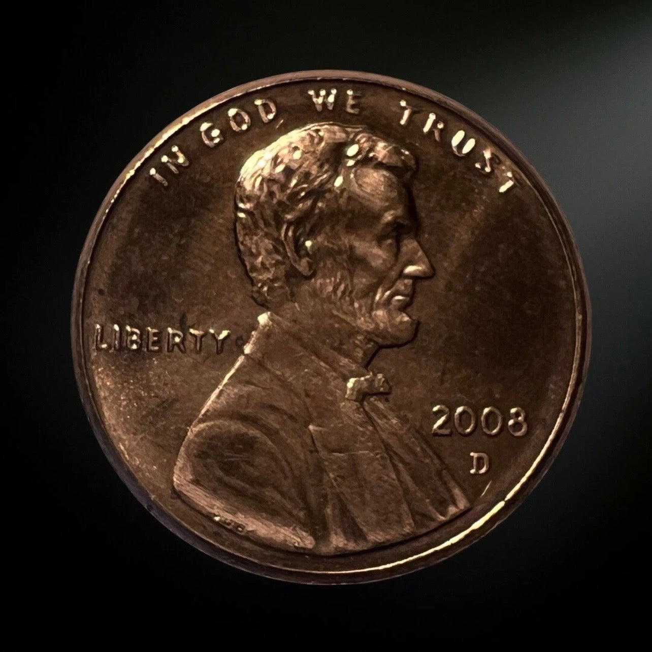 2008-D Lincoln Memorial Cent BU Red Obverse 