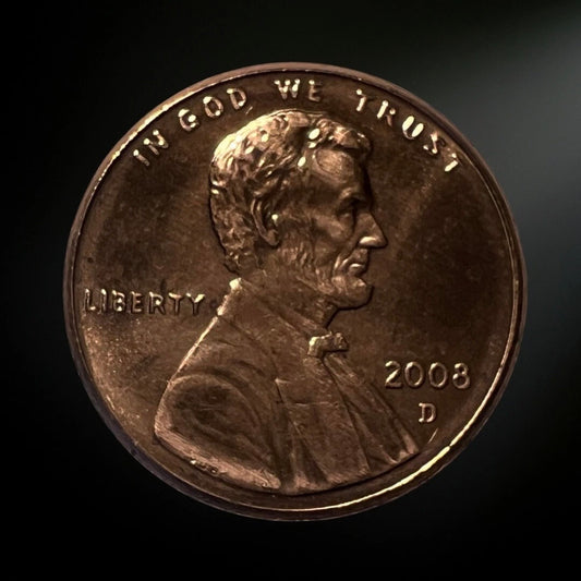 2008-D Lincoln Memorial Cent BU Red Obverse 