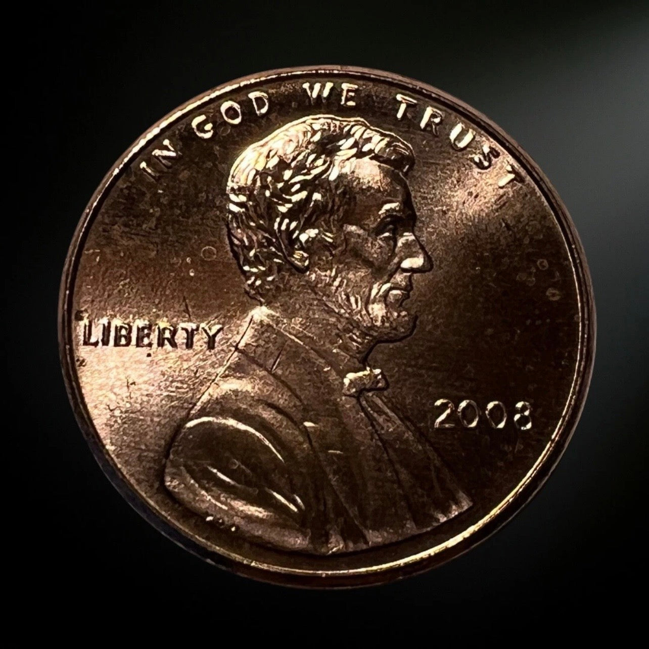 2008-P Lincoln Memorial Cent BU Red Obverse 