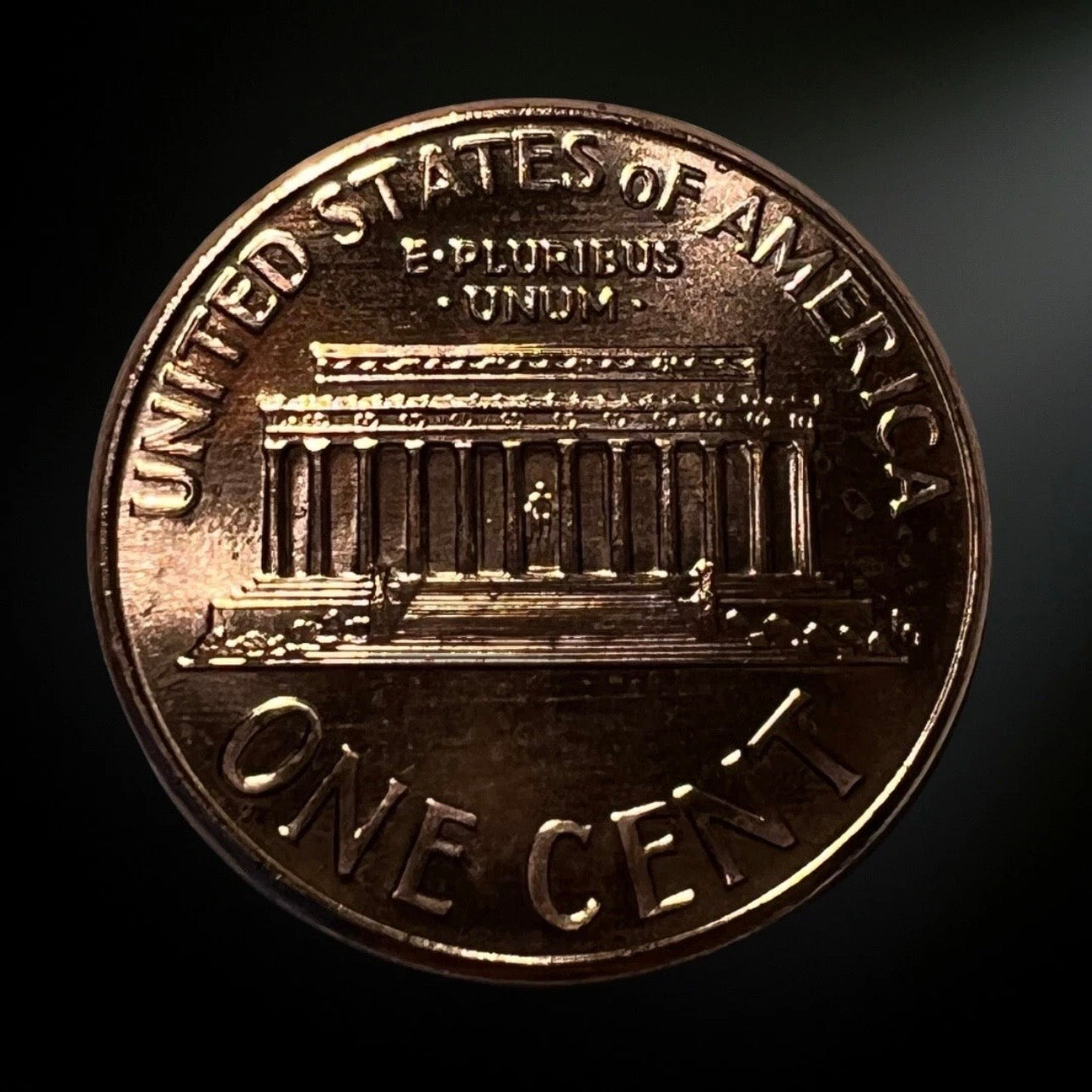 2008-P Lincoln Memorial Cent BU Red Reverse 
