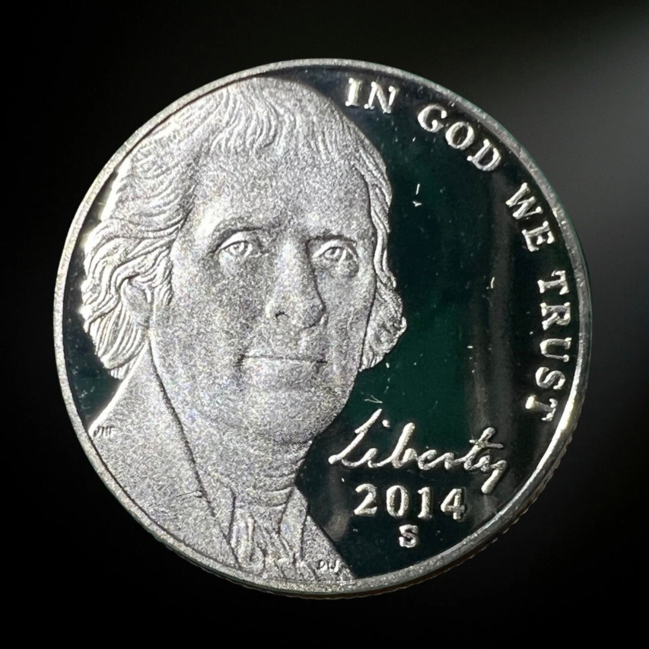 2014-S Proof Jefferson Nickel Obverse