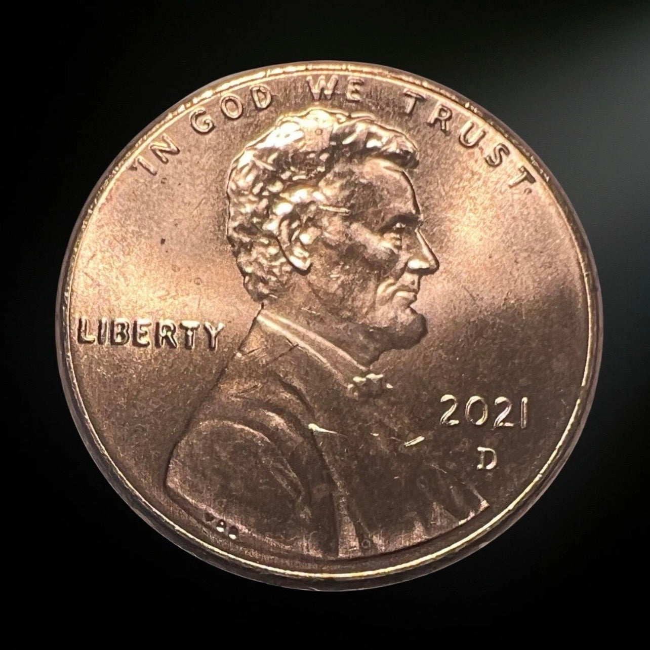 2021-D Lincoln Shield Cent BU Obverse 