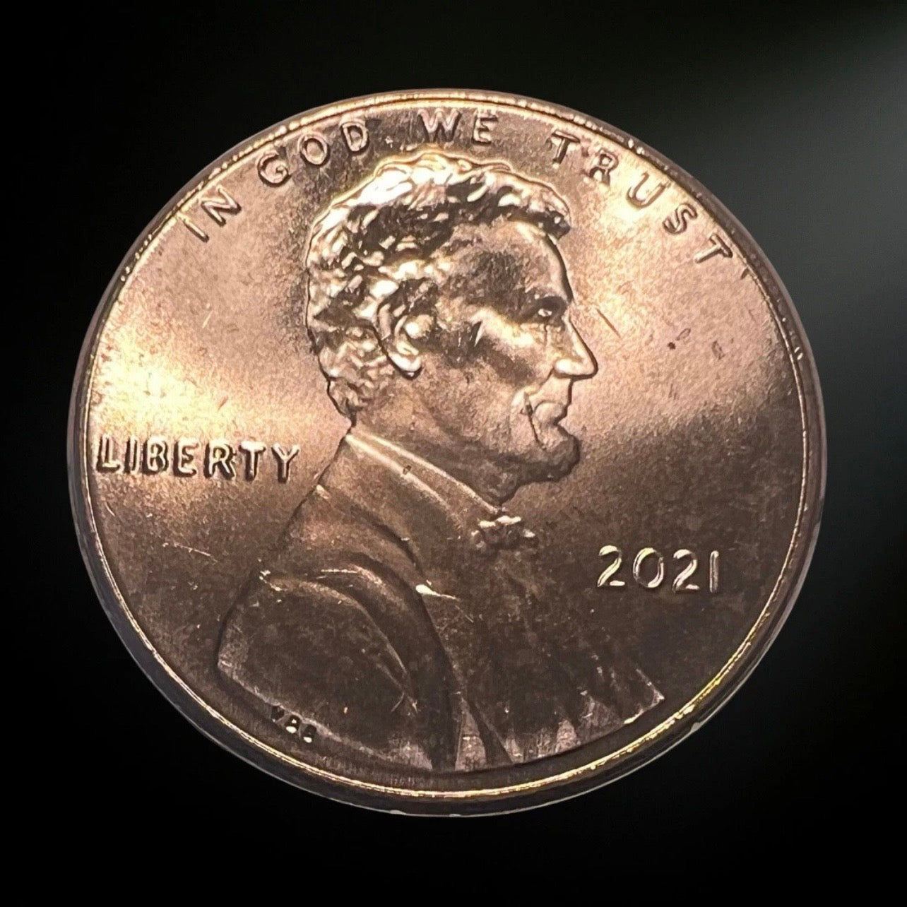 2021-P Lincoln Shield Cent BU Obverse 