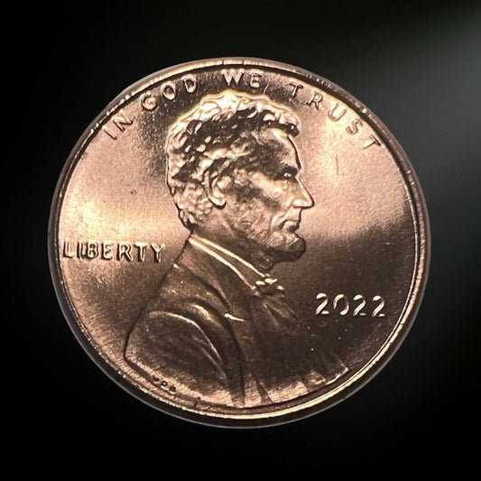 2022-P Lincoln Shield Cent BU Obverse 